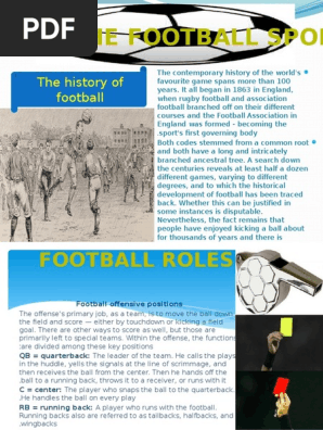 The Football Sport
