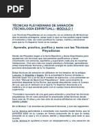 TÉCNICAS PLEYADIANAS DE SANACIÓN