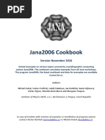 Jana2006 Cookbook