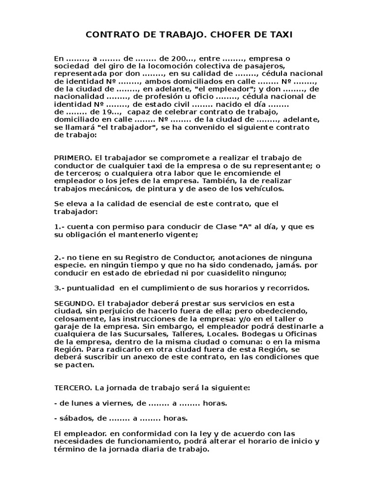 CONTRATODETRABAJO.CHOFERDETAXI.docx Salario