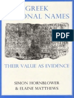 HORNBLOWER, Simon; MATTEWS, Elaine - Greek Personal Names. Their Value As Evidence (British Academy, 2001).pdf