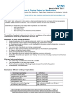 Good Practice Guidance 4. Expiry Dates For Medication