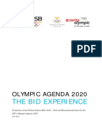 OlympicAgenda - JointPaper The Bid Experience