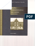 DERECHO ADMINISTRATIVO - 1er. CURSO - Rafael I. Martínez Morales PDF