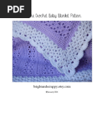 Adeline Baby Blanket Pattern - Printer Friendly