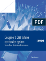 Design of A Gas Turbine Combustion System
