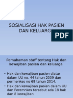 Sosialisasi Hak Pasien Dan Keluarga