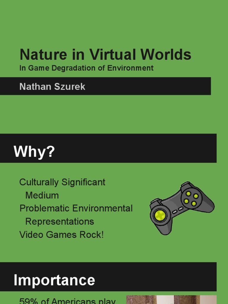 Ecology in Video Games | PDF