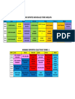 Horario Deportes Colectivos e Individuales 2017-1 Sede Lima Centro