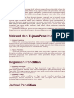 Contoh Permohonan Proposal Penelitian