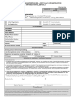 Instructor and School Application Forms May 2013