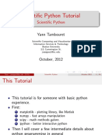 Scientific Python Tutorial: Plotting, NumPy, and Games of Life