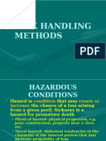 Risk Handling Methods
