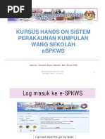 Kursus Hands On Sistem Perakaunan Kumpulan Wang Sekolah