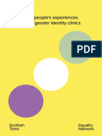 Non-Binary People's Experiences of Using UK Gender Identity Clinics