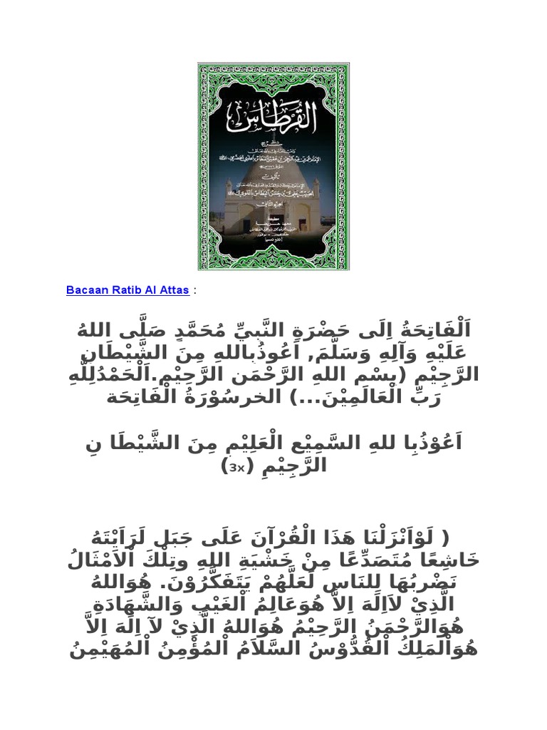 Bacaan Ratib Al Attas