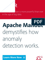 Apache Mahout: Demystifies How Anomaly Detection Works