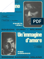 Pino Donaggio - Un'Immagine d'Amor - 1971 - Slow - Band Sheet Music