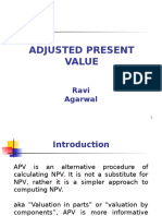 Adjusted Present Value: Ravi Agarwal