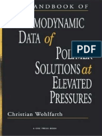 WOHLFARTH C. - CRC Handbook of Thermodynamic Data of Polymer Solutions at Elevated Pressures - (CRC PRESS 2005 648 P) PDF