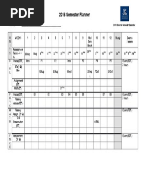 2016 Semester 2 BMED Planner Docx