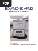 Bowmonk Afm2: Airfield Friction Meter Mkii