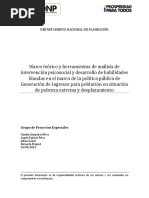 Intervención Psicosocial y Habilidades Blandas