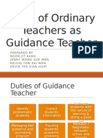 Chapter 3 Roles of Ordinary Teachers As Guidance Teacher