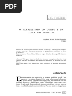 O Paralelismo Do Corpo e Da Alma Em Espinosa