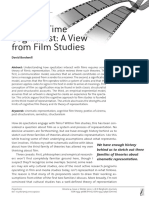 The Part Time Cognitivist a View From Film Studies