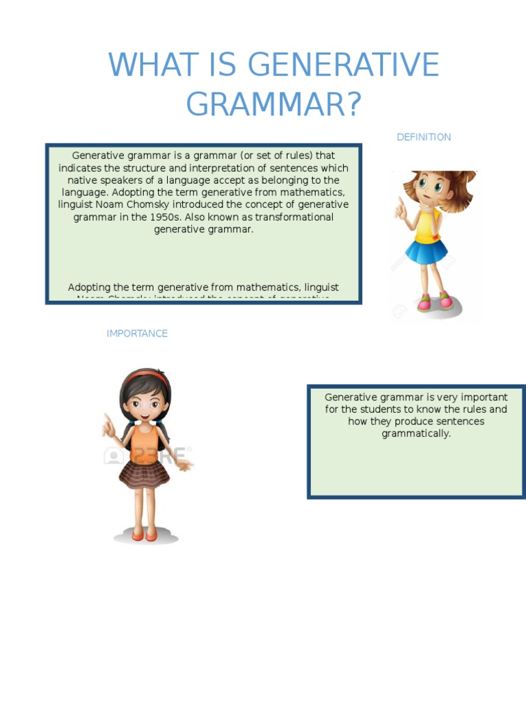 Generative Grammar Pdf : What is Generative Grammar? (with pictures ...