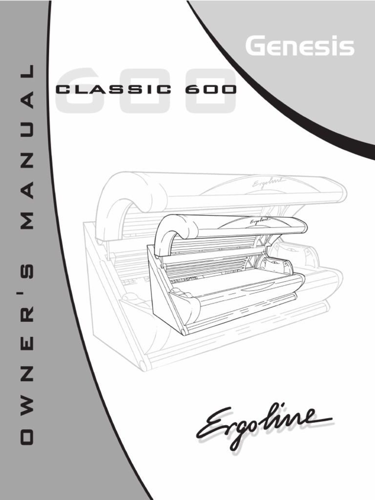 Ergoline Classic E 600 Genesis Owners Manual Electrical Connector