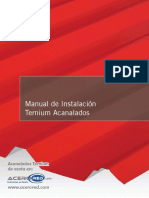 Acanalados Ternium Manual de Instalacion PDF