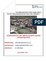 Expediente Obra Concluida Challhuahuacho - Renovación BT