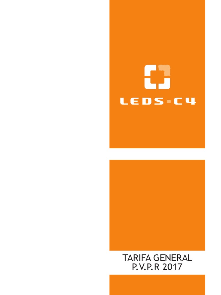 LedsC4 Tarifa PVPR 17 PDF Factura Business