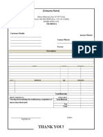 Tax Invoice Receipt Template Word