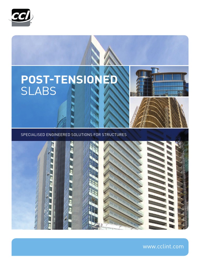 Post Tensioned Slabs | PDF | Prestressed Concrete | Reinforced Concrete