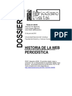 Breve Historia de La Web Periodística