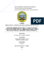 GENERACIÓN DE CAUDALES MEDIAS MENSUALES APLICANDO EL MODELO DETERMINÍSTICO - ESTOCÁSTICO DE LUTZ SCHOLZ, EN LA CUENCA DE RIO NUEVO OCCORO - HUANDO, HUANCAVELICA