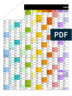 MET 2016 Yearly Color Calendar