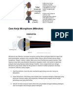 Cara Kerja Microphone