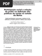 1 - José Patrício Bispo Júnior , Gleide Magali Lemos Pinheiro