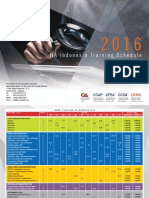 2016 IIA Indonesia Training Schedule
