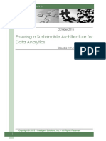 Ensuring A Sustainable Architecture For Data Analytics