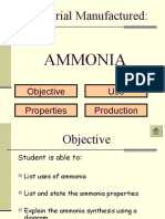 Industrial Manufactured:: Ammonia