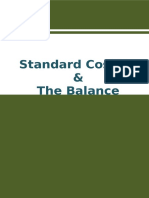 Standard Costing and The Balance Scorecard