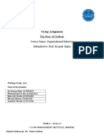 The Story of Godbole Course Name: Organizational Behavior Submitted To: Prof. Roopak Gupta