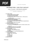 Download Amusement Park Thesis Case Study Checklist by Reepicheep15 SN335642519 doc pdf