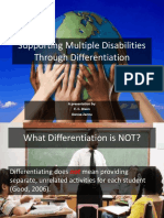 supporting multiple disabilities through differentiation ppt