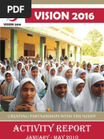 Download Vision 2016 Activity Report Jan - May 2010 by Sarany Media SN33564432 doc pdf